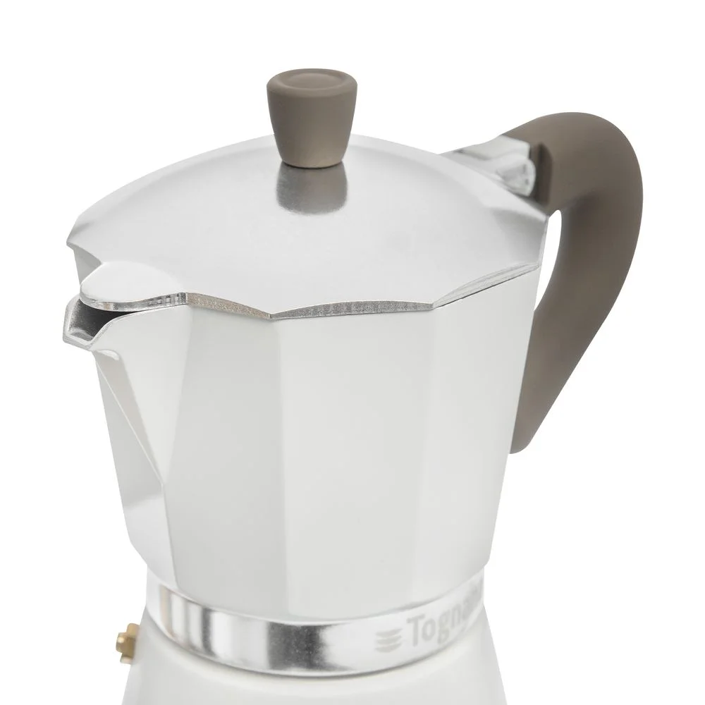 Filtro em aço inox e vedação em silicone da cafeteira Dolce Mattina